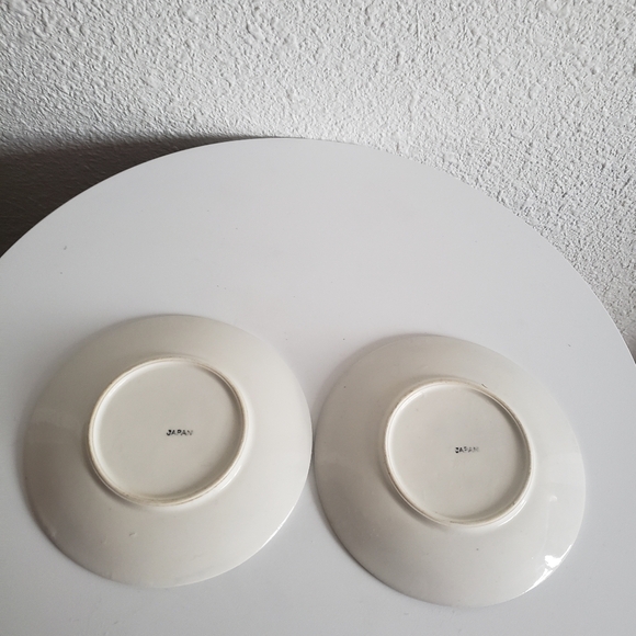 2 Vintage Willow Ware by Royal China Side 6" Small Plates Saucers Blue White - Picture 8 of 10